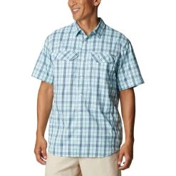 Columbia Silver Ridge Lite Plaid Skjorte SS, Herre -Arc’teryx butik 511976 Columbia M SilverRidge Lite Plaid SS 1711591 329
