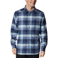 Columbia Cornell Woods Flannel Skjorte, Herre -Arc’teryx butik 512516 COLUMBIA M Cornell Woods Flannel LS Shirt 1617951 482