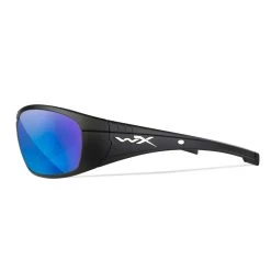 Wiley X Wiley WX Boss Solbrille, Captivate Polaroid Glas, Mat Sort Stel, Unisex -Arc’teryx butik 514393 Wiley X Boss Captivate solbriller CCBOS09 2