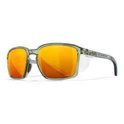 Wiley X Wiley WX ALFA Solbrille, Captivate Polaroid Glas, Transparant Lysegrønt Stel, Unisex -Arc’teryx butik 514394 Wiley X Alfa Captivate solbriller 6